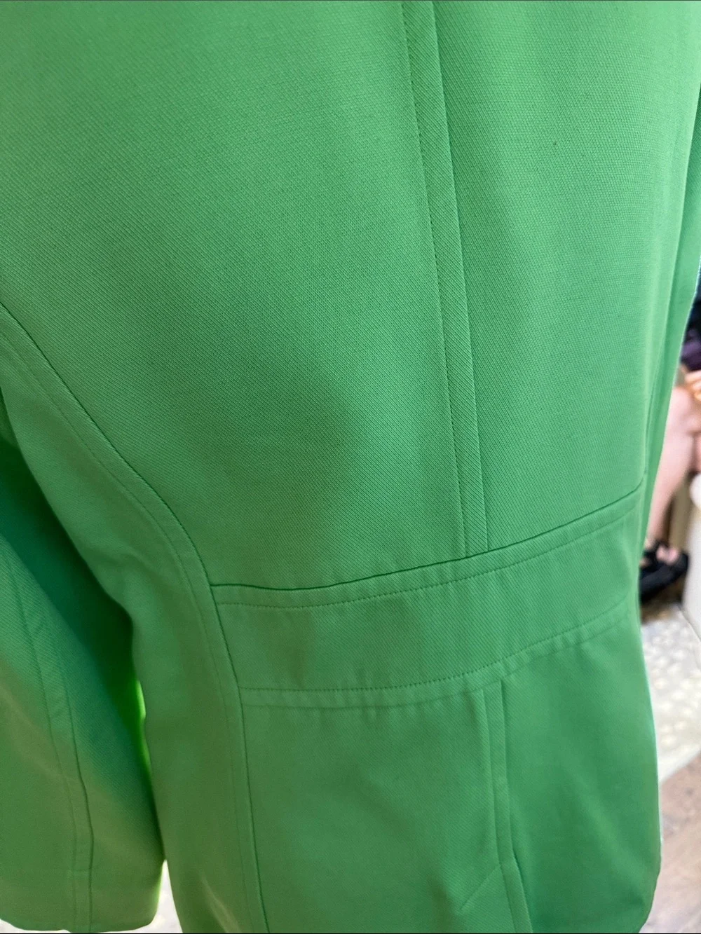 Tory Burch Lime Green Sgt. Pepper Twill Utility Blazer with pants